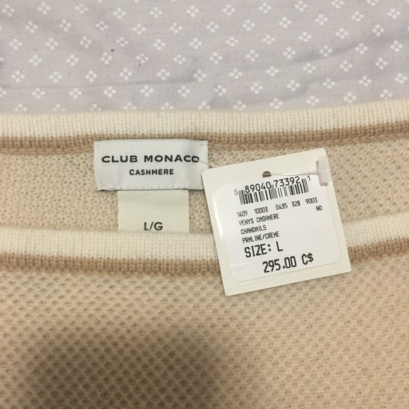 Club Monaco venys cashmere brand new sweater - Picture 4 of 4